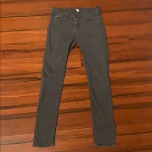 Rag & Bone Skinny Jeans Charcoal 27